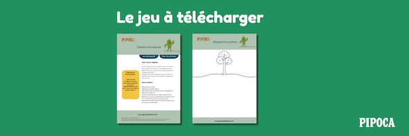 Jeu Dessine tes racines à imprimer, activité introspective pour enfants pour explorer leurs racines et leurs émotions.